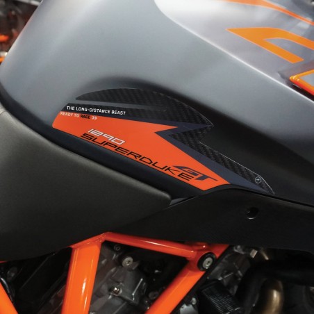 Adesivi Protezioni laterali moto compatibili con KTM 1290 Super Duke GT 2022-24
