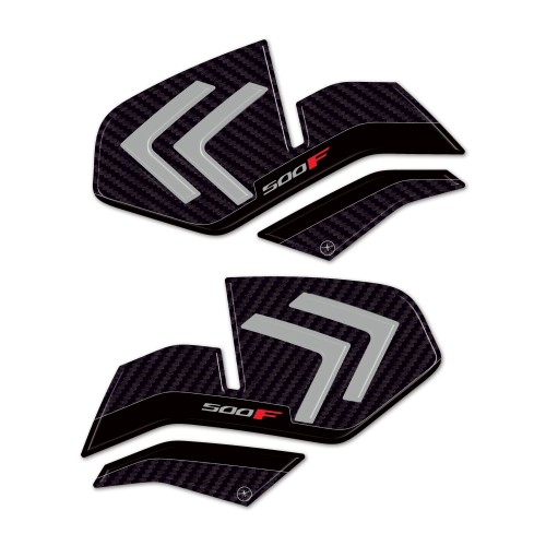 Aufkleber 3D Tank Side Protectors kompatibel mit Honda CB500F 2019-23 2