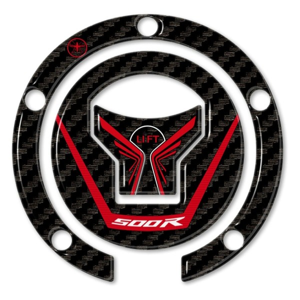 ADESIVO 3D PROTEZIONE TAPPO SERBATOIO MOTO compatibile HONDA CBR 500 R 2017-2020