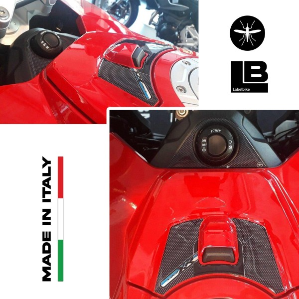 2 adesivi 3D protezione chiave e slot per carte compatibili BMW S1000XR 2020-2021