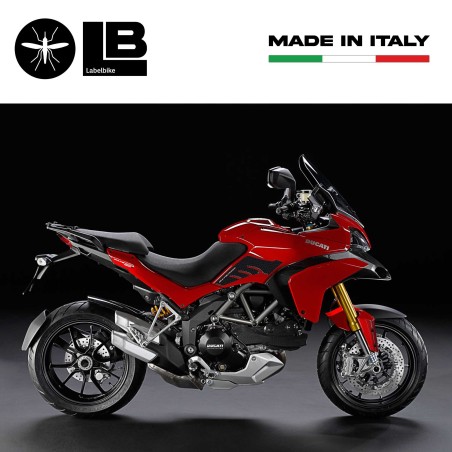 2 3D AUFKLEBER CARBON TANK SEITENSCHUTZ DUCATI MULTISTRADA 1200 MOTORRAD