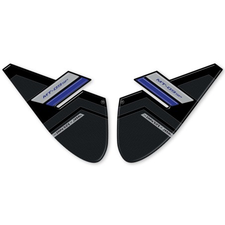 2 Stickers 3D protecteurs de réservoir compatibles avec Yamaha Mt09 SP 2021