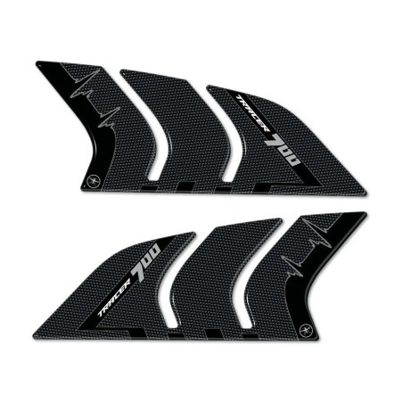 2 adesivi 3D protezioni laterali serbatoio moto compatibili Yamaha Tracer 700