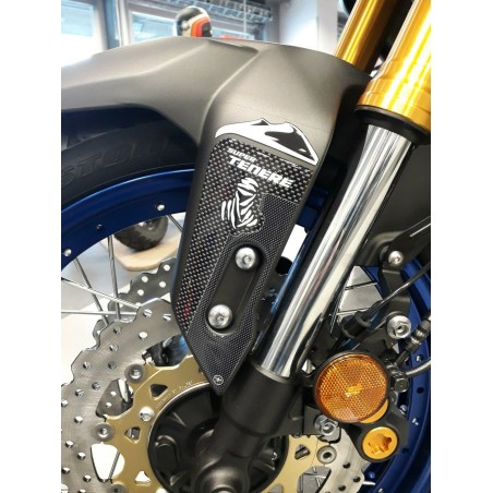 2 PROTECCIONES DELANTERAS ADHESIVAS 3D compatibles para YAMAHA SUPER TENERE