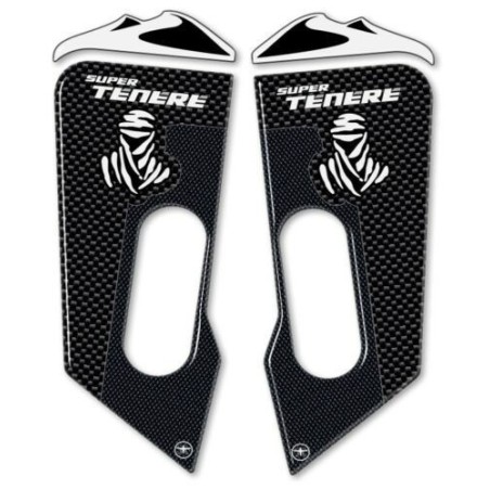2 PROTECCIONES DELANTERAS ADHESIVAS 3D compatibles para YAMAHA SUPER TENERE