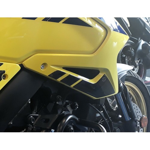 2 3D gel stickers DEFLECTOR PROTECTIONS for motorbikes compatible SUZUKI V-STROM 1050