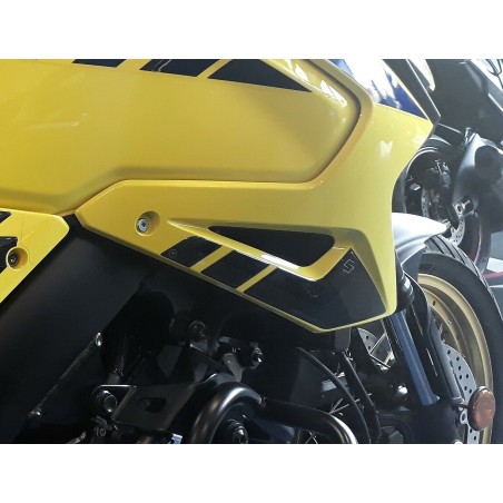 2 3D gel stickers DEFLECTOR PROTECTIONS for motorbikes compatible SUZUKI V-STROM 1050