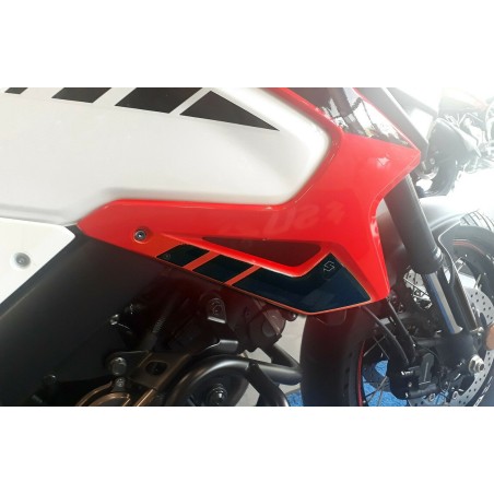 2 3D gel stickers DEFLECTOR PROTECTIONS for motorbikes compatible SUZUKI V-STROM 1050