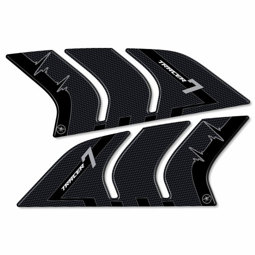 2 adesivi gel 3D protezioni laterali serbatoio moto compatibili Yamaha Tracer 7 da 2021 2