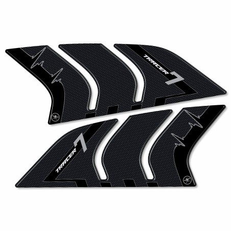 2 adesivi gel 3D protezioni laterali serbatoio moto compatibili Yamaha Tracer 7 da 2021