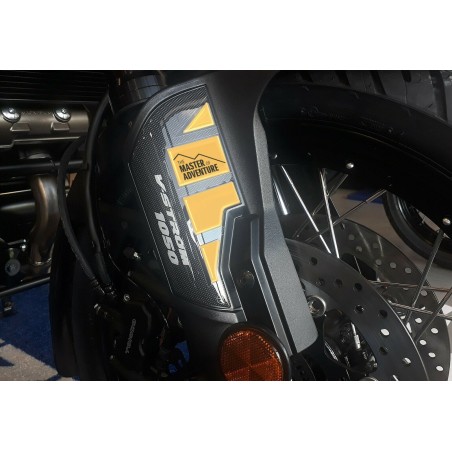 2 ADESIVI gel 3D PROTEZIONI PARASTELI per MOTO compatibili SUZUKI V-STROM 1050