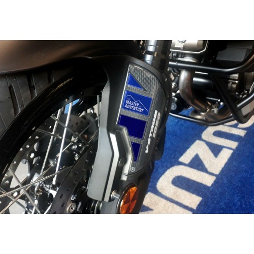 2 ADESIVI gel 3D PROTEZIONI PARASTELI per MOTO compatibili SUZUKI V-STROM 1050 2