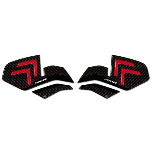 2 ADESIVI in gel 3D PROTEZIONI LATERALI compatibili per MOTO HONDA CBR 500R 2