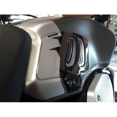 2 ADESIVI in gel 3D PROTEZIONI LATERALI MOTO compatibili HONDA CB1000R 2018-2019