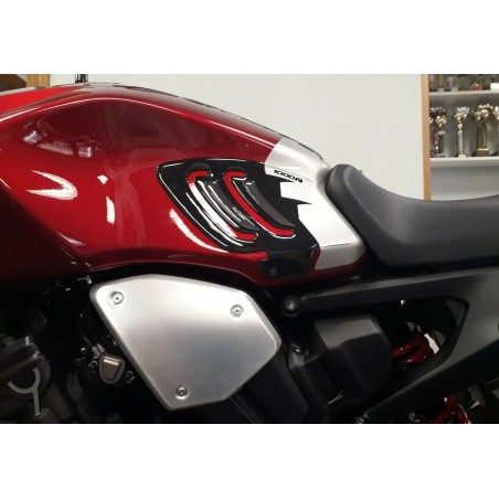 2 3D gel ADHESIVES MOTO SIDE PROTECTIONS compatible HONDA CB1000R 2018-2019