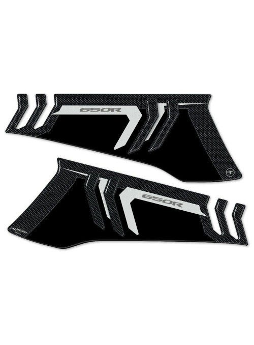 2 autocollants gel 3D protections latérales moto compatibles Honda CBR 650R 2