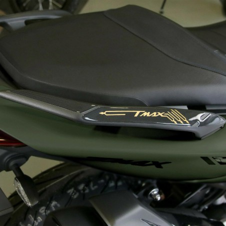 2 ADHESIVOS 3D RESINA MANGO PROTECCIÓN compatible YAMAHA TMAX 560 2020-2021