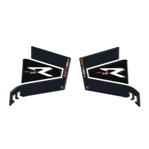 2 protections latérales en résine 3D pour motos compatibles KTM 890 DUKE R 2