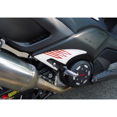 2 RESIN ADHESIVES compatible for YAMAHA T MAX 530 PASSENGER FOOT PROTECTIONS