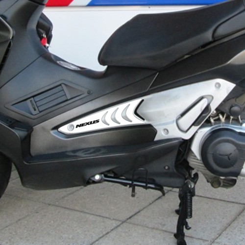 2 Harz Gel Fußrastenaufkleber Kompatibel für Gilera Nexus 300-500
