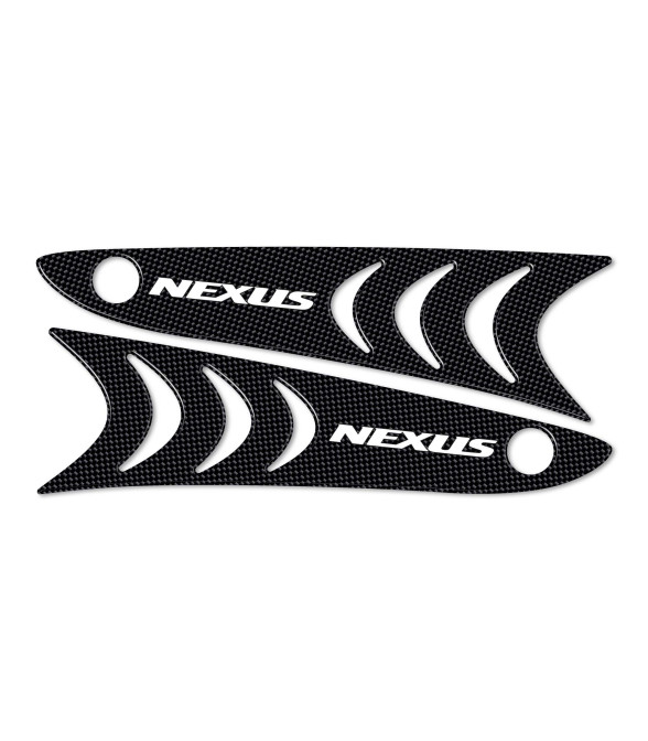 2 Resin Gel Footpeg Stickers Compatible For Gilera Nexus 300-500