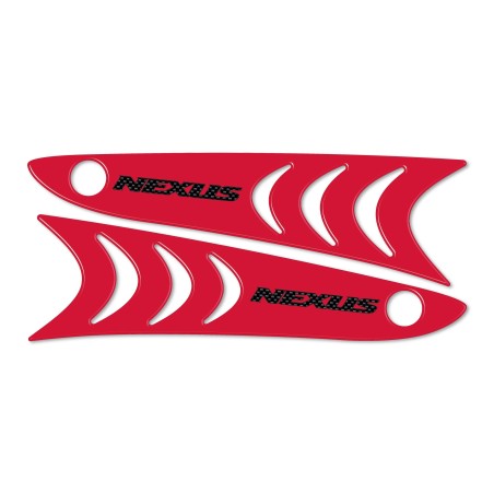 2 Resin Gel Footpeg Stickers Compatible For Gilera Nexus 300-500