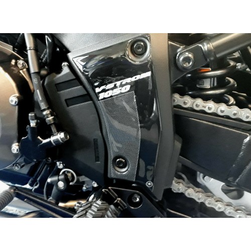 2 3D gel-compatible head protector stickers for SUZUKI V-STROM 1050