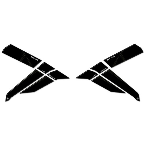 2 protezioni laterali 3D per serbatoio moto compatibili YAMAHA MT-03 2020-2025 2