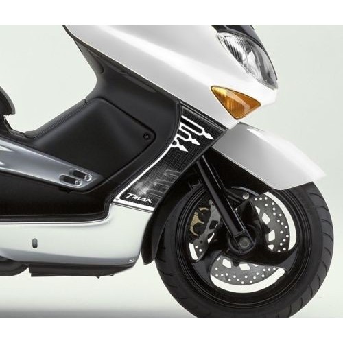 2 ADESIVI 3D compatibili per Fiancate Carena Scooter T MAX YAMAHA TMAX 2001-2007