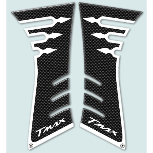 2 3D ADHESIVES compatible for Fairing sides Scooter T MAX YAMAHA TMAX 2001-2007 2
