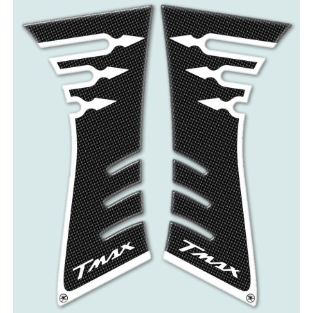2 ADHESIVES 3D compatibles pour les flancs de carénage des scooters T MAX YAMAHA TMAX 2001-2007