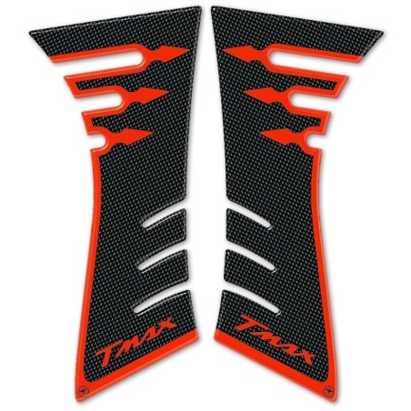 2 ADESIVI 3D compatibili per Fiancate Carena Scooter T MAX YAMAHA TMAX 2001-2007