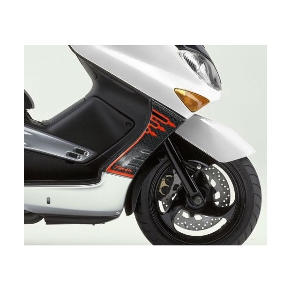 2 ADESIVI 3D compatibili per Fiancate Carena Scooter T MAX YAMAHA TMAX 2001-2007