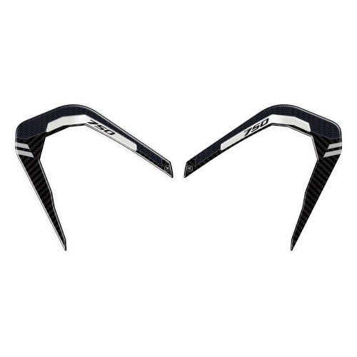 2 Adesivi 3D Protezione Spigoli Carene Moto Compatibili Honda X-Adv 2021-2024