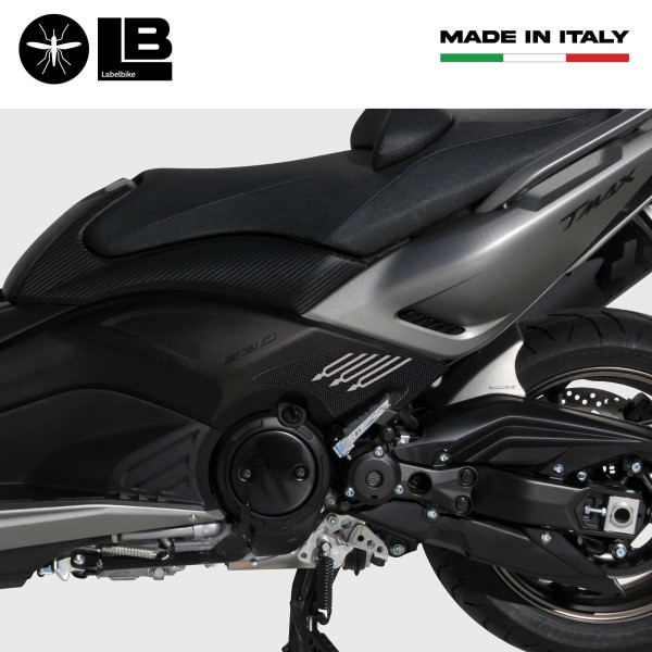 2 ADESIVI in GEL compatibili per YAMAHA TMAX 530 protezioni PASSEGGERO 2012-2016