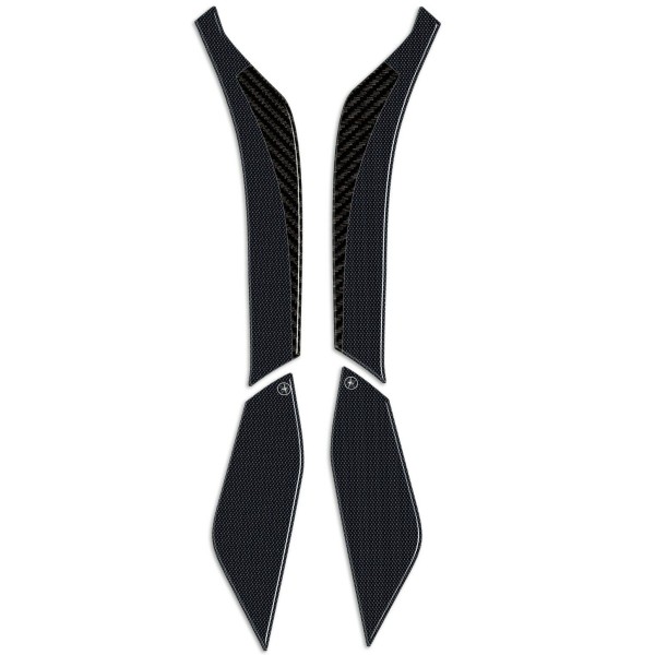 2 3D resin gel side scooter footpeg stickers compatible Honda Forza 750