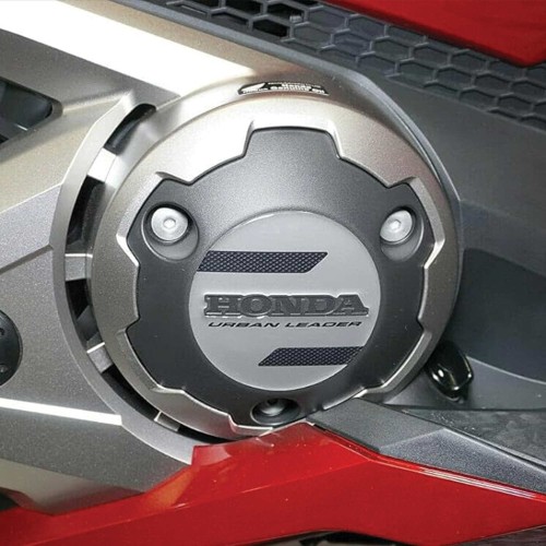 2 adesivi in resina gel 3D protezioni carter scooter compatibili Honda Forza 750
