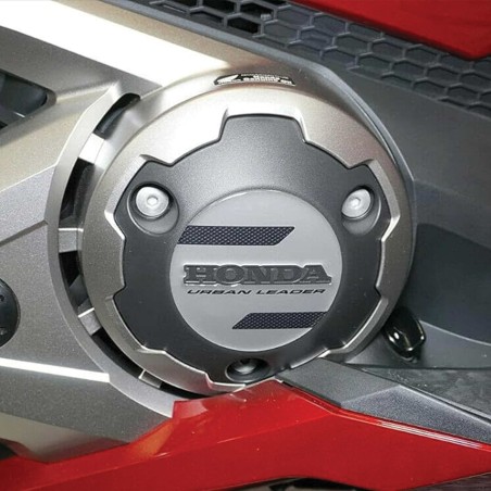 2 adesivi in resina gel 3D protezioni carter scooter compatibili Honda Forza 750