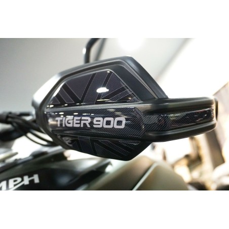 Adesivi paramani moto in gel 3D compatibili Triumph Tiger 900 GT e Rally 2020-25