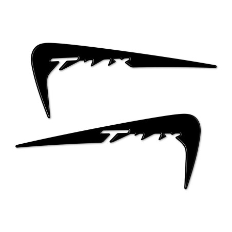 2 ADESIVI-STICKERS 3D PARASPIGOLI compatibili per T MAX YAMAHA TMAX 2008-2011