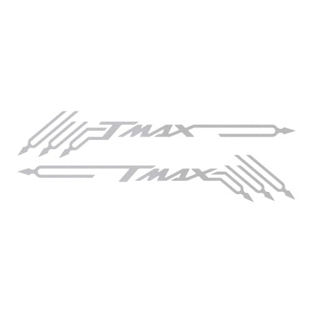 2 TMAX BOTTOM ADHESIVES/STICKERS compatible x SCOOTER YAMAHA T MAX 2001-2021