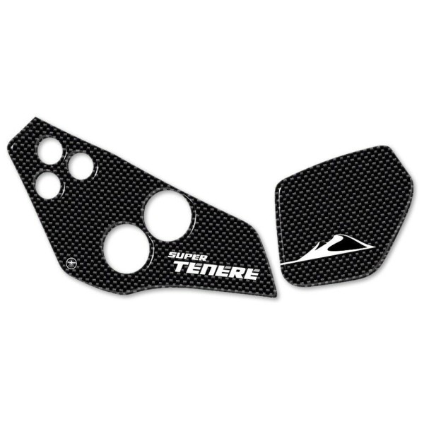 2 protections de tête en gel 3D compatibles avec la YAMAHA SUPER TENERE à partir de 2016