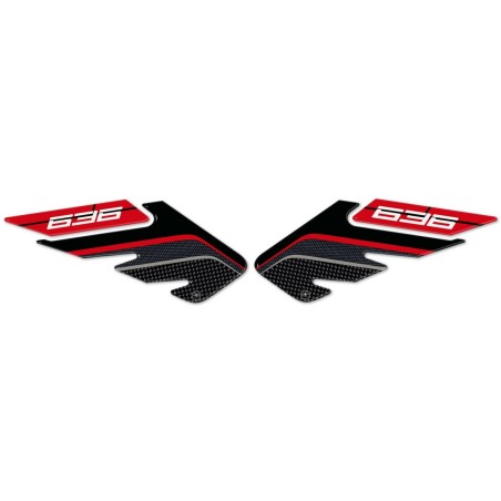 2 protectores de depósito laterales 3D gel compatibles moto Kawasaki ZX-6R ninja 636