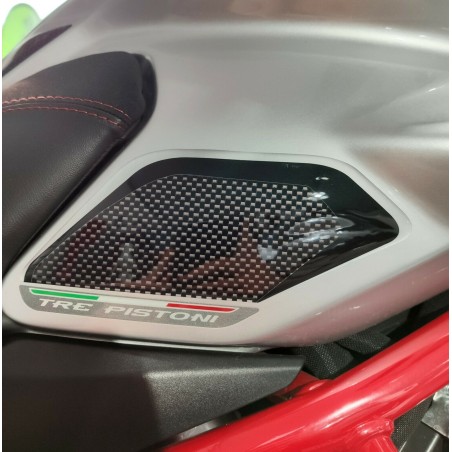 2 3D GEL SIDE PROTECTIONS for MV AGUSTA TURISMO VELOCE compatible motorbikes