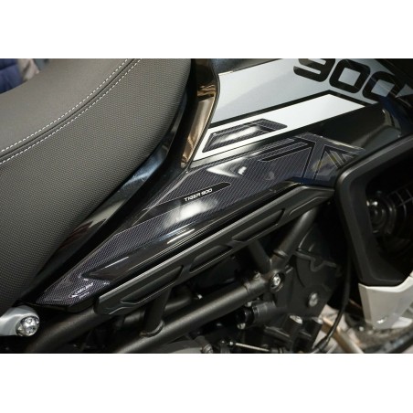 2 protezioni gel 3D laterali serbatoio moto compatibili Triumph Tiger 900 Rally