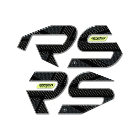 2 protezioni gel 3D lati serbatoio moto compatibili Triumph Speed Triple 1200 RS