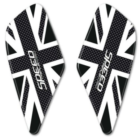 2 protections de genoux 3D compatibles avec les motos triumph SPEED TRIPLE 2016 - 2019