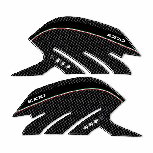2 SIDE PROTECTIONS in 3D gel RESIN compatible for MOTO APRILIA RSV4 carbon 2