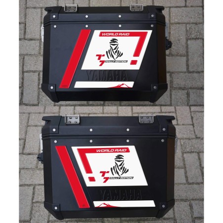 Adhesivos 3D Bolsas laterales compatibles con Yamaha Tenere 700 Rally Edition 2022