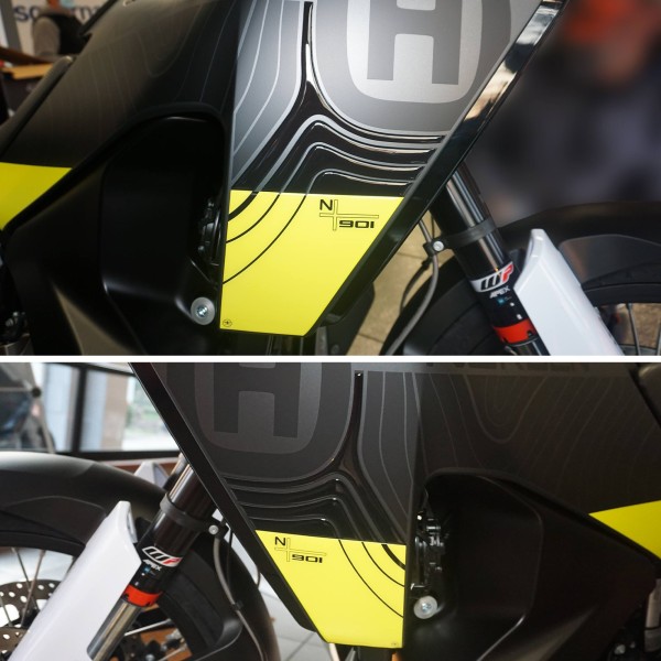 3D Stickers Tank side deflectors compatible with Husqvarna Norden 901
